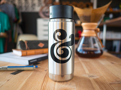 Ampersand Insulated Bottle ampersand product photography ugmonk