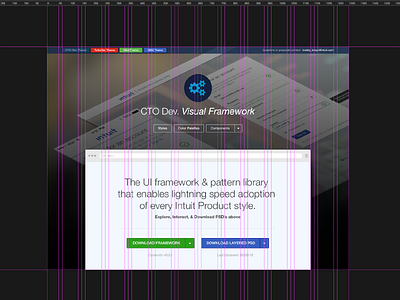 V.F. Homepage Updates - Working Concept components framework intuit pattern library themes ui user experience ux visual design