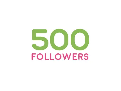 500 thanks! ae after animation dribbble effects followers happy mograph thanks typography