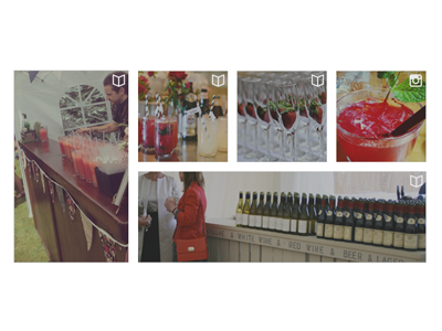 Infusion Bars second level homepage content articles instagram news posts website white space