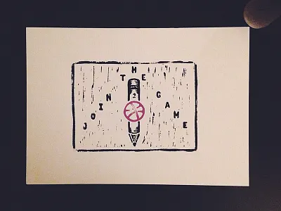 2x Dribbble Invite Giveaway dribbble giveaway illustration invite lettering lino print typography