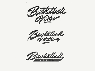 Basketball Verse baskteball branding calligraphy custom design flow graffiti hip hop lettering logo logotype losangeles raw script street style type urban