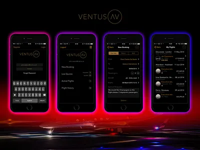 Ventus AV (UK) iOS app UI ios ipad iphone ui ux