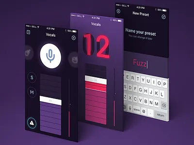 AudioFusion app ios ui