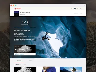 Nano Air iphone jacket outdoor product responsive retail tablet training website