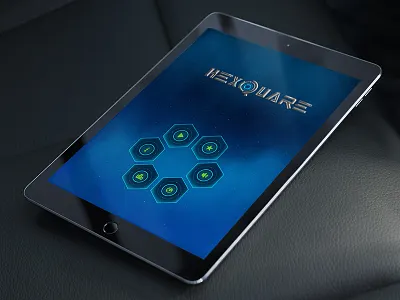 HexQuare android game ios ipad mobile game ui ux