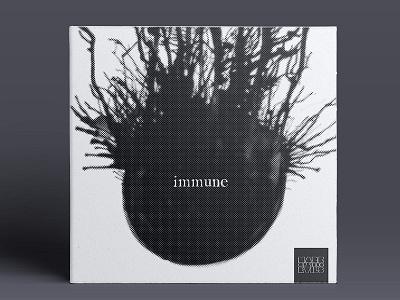 'Immune' artwork for Mark of 1000 Evils artwork band cd music