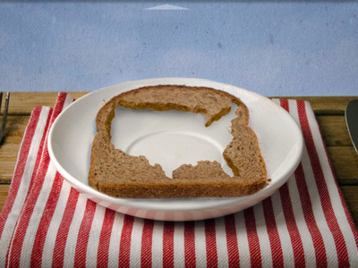 Hunger In America - Bread for The World graphic design hunger web design