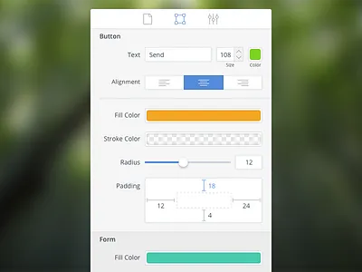 [LPCloud] Edit Popup appearance dashboard flat landing page lpcloud popup settings sleek softeam ui ux web