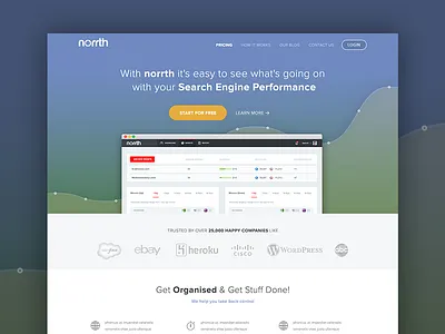 SEO tracking system website WIP banner bootstrap charts graphs ui design ux website redesign website ui