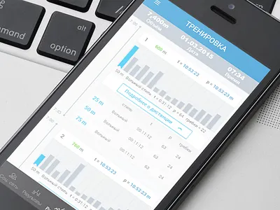 Workout monitoring tool design jawbone statistics stats ui ux workout