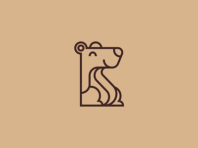 Linear bear animal bear brand branding cartoon character design elegant graphic design illustration line linear logo logotype mark mascot minimalism minimalistic modern sign