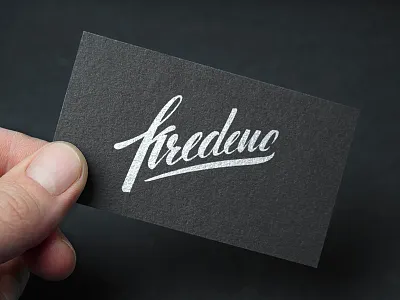 Kredenc lettering logo typography