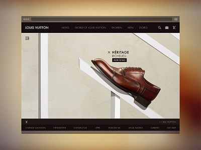 Louis Vuitton / Classic Theme classic design interaction louis responsive theme visual vuitton web website