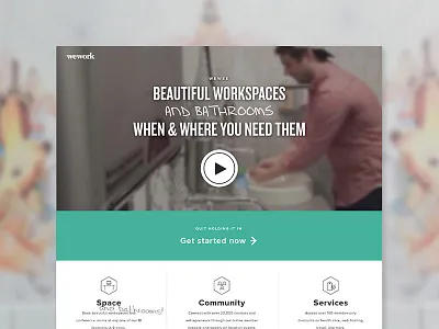 Wewee! bathroom toilet wewee wework