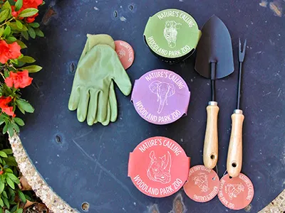 Nature's Calling animal fertilizer fertilizer gardening gardening kit kit design package design packaging