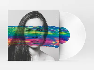 Album Artwork—Jennifer Hall album artwork album cover alex sheyn art direction black and white color jennifer hall music photography portrait vinyl