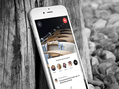 Product Comments app ecommerce ios ios app iphone app mobile shop sketch ui user interface
