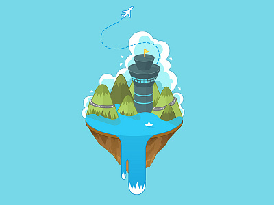 Tower sticker ai tower vector