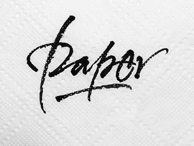 Paper brushpen calligraphy custom handwriting ink paper