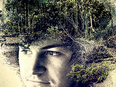 Keep Your True Nature double exposure exposure nature poster quote