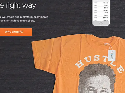 Shopify Plus Landing Page ecommerce enterprise landing page mobile commerce shopify