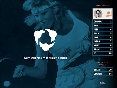 Hudl Ping Pong hudl leaderboard ping pong results sports ui ux website