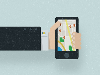 Evolution of Banking banking credit flat illustration iphone loan pin