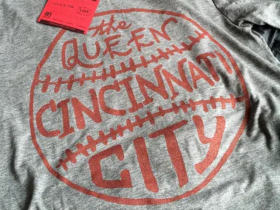 Baseball, The Sport of The Queen City apparel cincinnati durham brand and co shirt