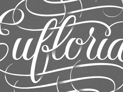 Eufloria brand calligraphy eufloria flowers hand writing lettering logo logotype леттеринг логотип