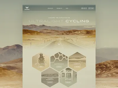 Apidura Alt Home apidura brand colour harmony cycling photography web design