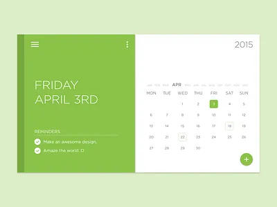 Material x Widget x Freebie calendar clean free freebie interface material minimal psd simple ui white widget
