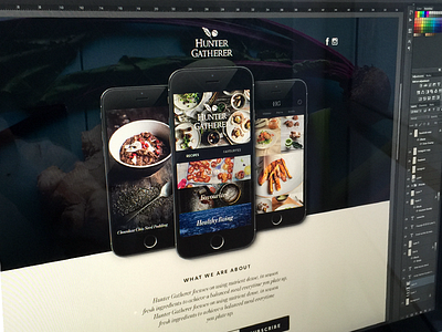 App Splash Page app app landing page app splash page branding food app iphone logo