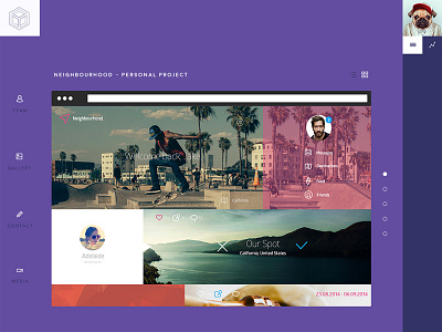 Personal Site/Team Hub -WIP clean concept foundry new portfolio ui web design wip