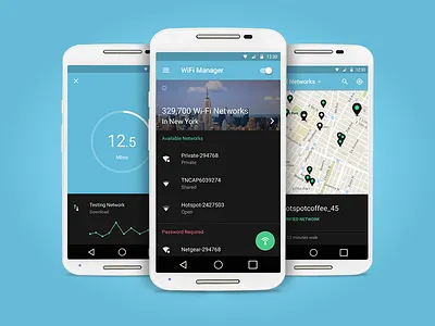 wiMAN Free WiFi android app google design google material manager map material material design speed test speedtest wifi wiman