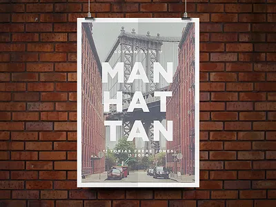 Gotham city font gotham manhattan origin poster type typeface typography