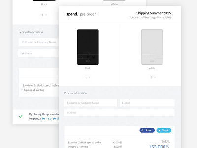 Pre-order page clean credi card payment paypal preorder store website white