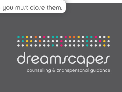 Dreamscapes Braille branding logo