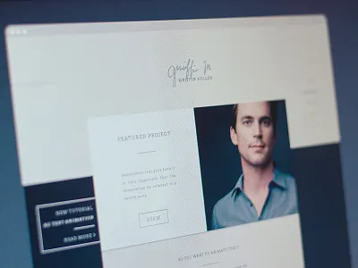 Site planning blog style flat html minimal web design