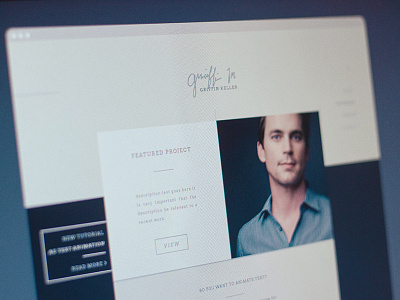 Site planning blog style flat html minimal web design