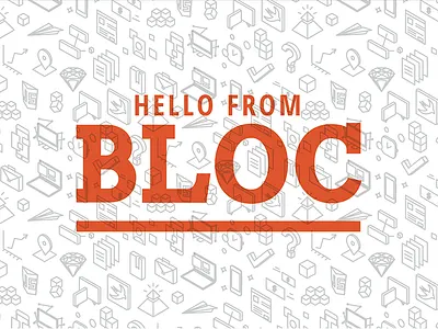 Updating Bloc's postcards bloc illustration isometric postcard ruby