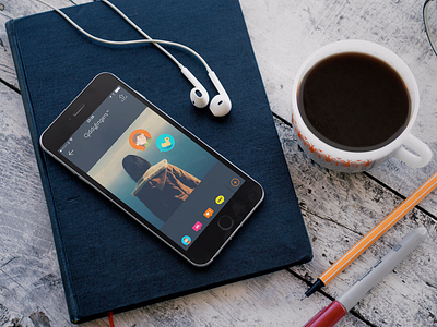 Giddyfingers App app design giddyfingers giddyology iconography icons illustration iphone mobile app photography ui