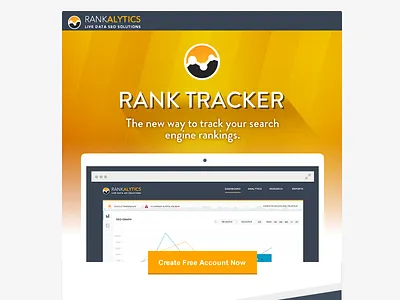 Promotion Email Design analytics blue email list orange promotion seo template