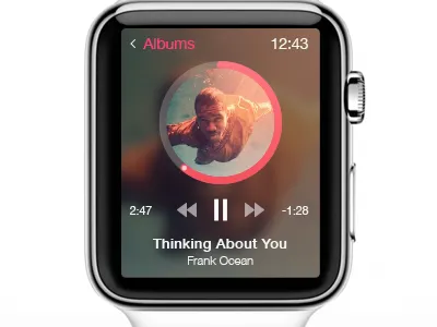 Apple Watch Music Player apple watch music player sketch app
