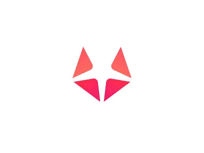 minimal fox head logo fox head logo minimal