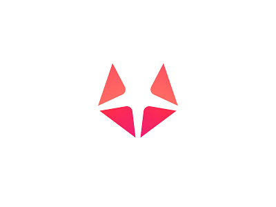 minimal fox head logo fox head logo minimal