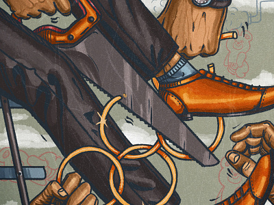 For "GQ" magazine color creative drawing illustration paint photoshop sketch