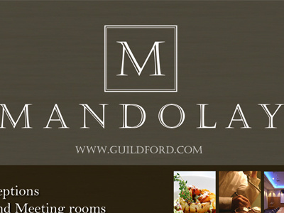 Mandolay Promo Leaflet design indesign leaflet print