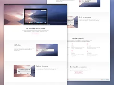 Scorebbboard for Mac activity app dribbble mac notification notifications os x scorebbboard scoreboard website yosemite