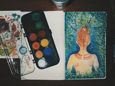 Watercolor Practice art drawing illustration traditional watercolor